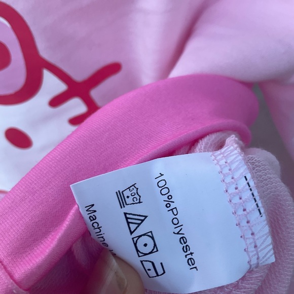 Hello kitty x SHEIN CROP-TOP Pullover new xl womens pink - Picture 3 of 8